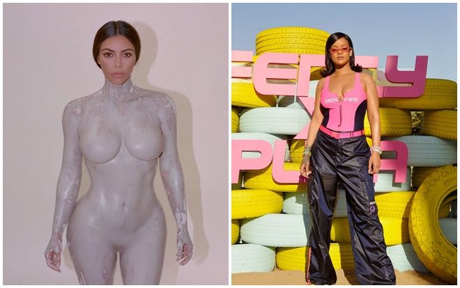 Kim Kardashian khỏa thân toàn tập để 'quảng cáo' nước hoa mới, Rihanna diện áo bơi kết hợp quần thể thao đi sự kiện
