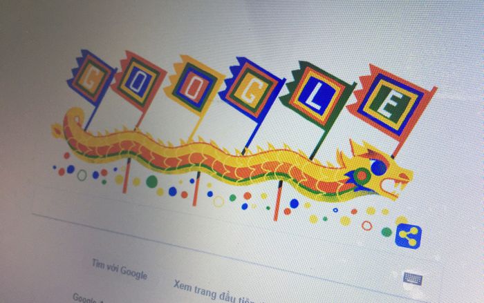 Google tung Doodle Giỗ Tổ Hùng Vương trên trang chủ khiến người dùng thích thú