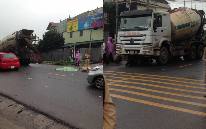 2 người đàn ông bị xe bồn cuốn vào gầm tử vong thương tâm