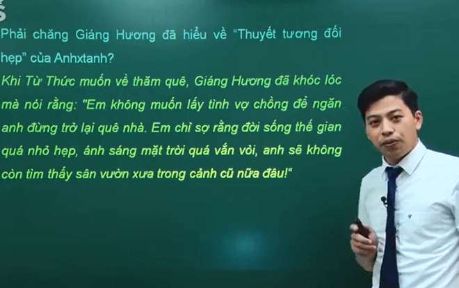 Dân mạng phát sốt khi thầy giáo giải thích điều 'vô lý' trong 'Từ Thức gặp tiên' dưới góc nhìn Vật lý