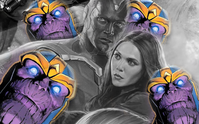 'Infinity War': Vision và Scarlet Witch bị đuổi cùng giết tận vì 'chơi' đá Tâm Trí một mình