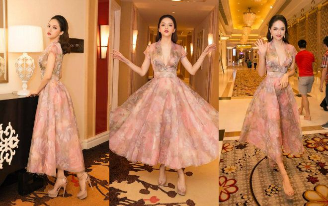 Tiếp tục mặc lại váy cũ, Hương Giang hóa công chúa kiêu kỳ 'đánh bại' đàn chị nhờ thần sắc miễn chê