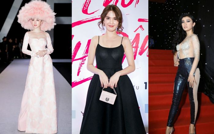 'Tiên cá' Như Quỳnh cùng 'mũ nhái' của Angela Phương Trinh lọt nhóm sao xấu tháng 4, Ngọc Trinh chịu chung cảnh ngộ vì để lộ miếng dán ngực