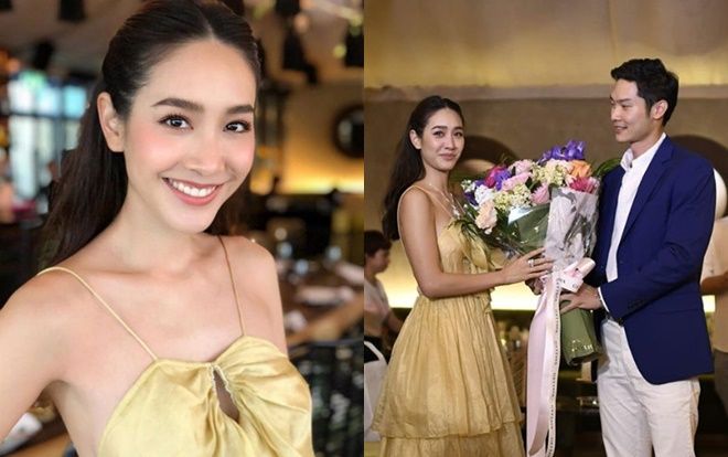 Sinh nhật Min Pechaya nhưng bạn trai doanh nhân như ‘soái ca’ mới là người được dân tình chú ý