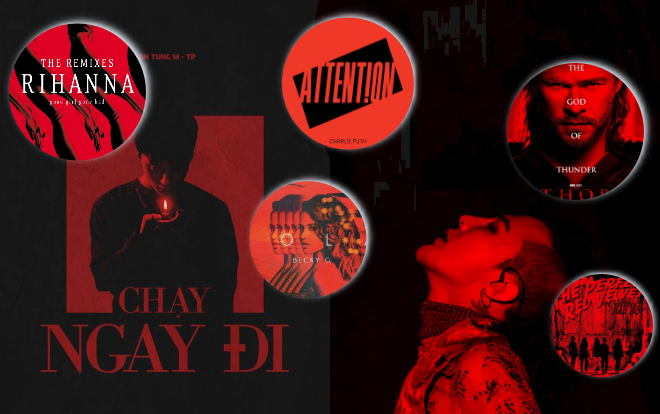 Sơn Tùng không hề đạo G-Dragon: Thế giới đã có hàng chục poster màu đỏ đen 'kinh dị' rồi!