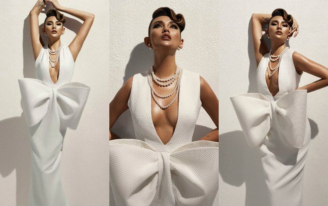 Tự ti vì ngực 'quá khổ', Võ Hoàng Yến vẫn diện váy xẻ sâu tận eo, 'lăng xê' vòng 1 hết cỡ