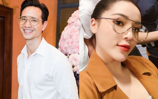 Vừa đụng áo thun với Kỳ Duyên, Kim Lý lại tiếp tục đụng kính với loạt chị em Vbiz