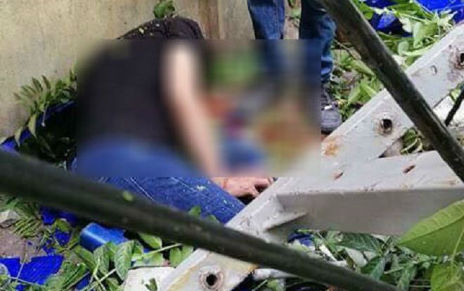 Thang vận chuyển cuộn tốc rơi từ tầng 6 do đứt dây cáp, đè trúng 2 người đang ngồi trà đá