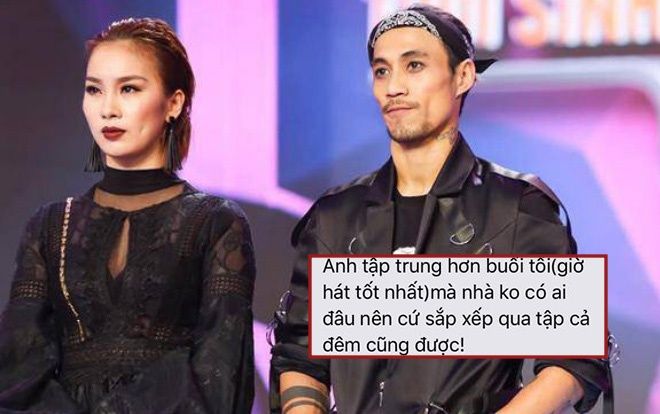 Tức nước vỡ bờ, Phạm Lịch công khai tin nhắn Phạm Anh Khoa nhiều lần rủ rê tập đêm khi vợ con đi vắng