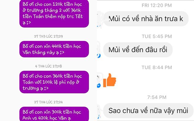 Phì cười với những đoạn hội thoại quen quá là quen, quanh năm suốt tháng 1 nội dung trong hộp chat với bố mẹ