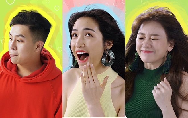 Ngất lịm với loạt biểu cảm 'thật bất ngờ' của Hari Won, Hòa Minzy và Duy Khánh