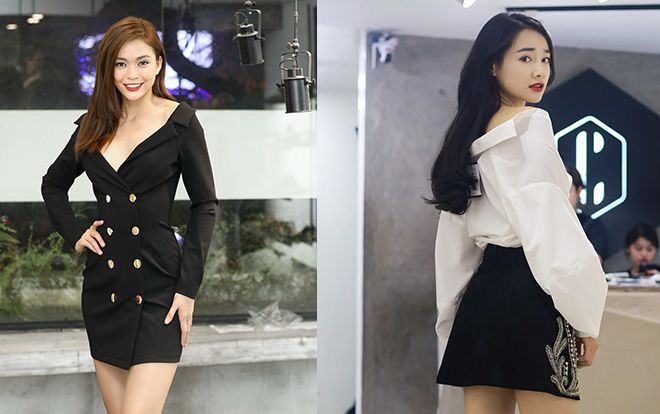 Sau nghi án làm ngực, Mâu Thủy thoải mái khoe vòng 1, Nhã Phương náo nức thử đồ cho show thời trang