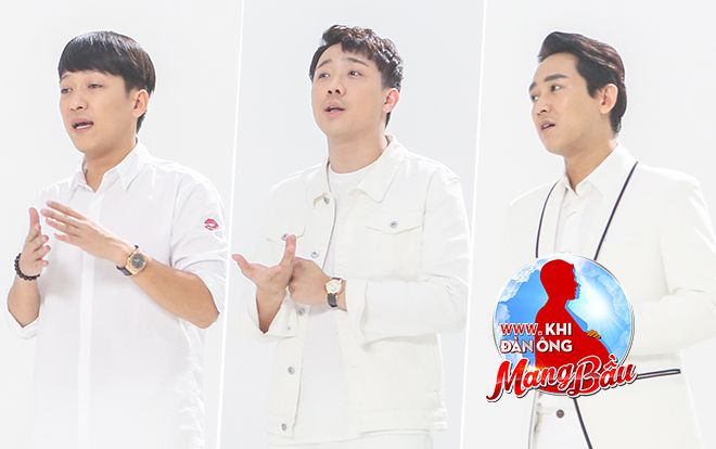 Trấn Thành - Trường Giang - Hứa Vĩ Văn sẵn sàng 'đau đớn, vật vã' để sinh con trong Khi đàn ông mang bầu