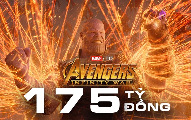 Thu 175 tỷ đồng sau 2 tuần, 'Avengers: Infinity War' là phim có doanh thu cao nhất lịch sử Việt Nam