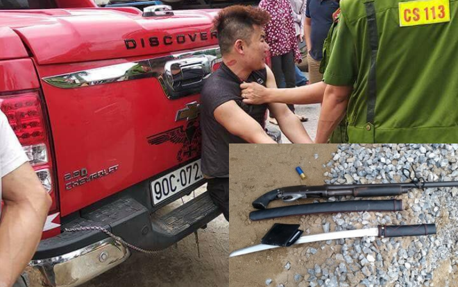 Nghe tin ‘vợ hờ’ cặp kè cùng người tình trong khách sạn, nam thanh niên mang súng đi đánh ghen