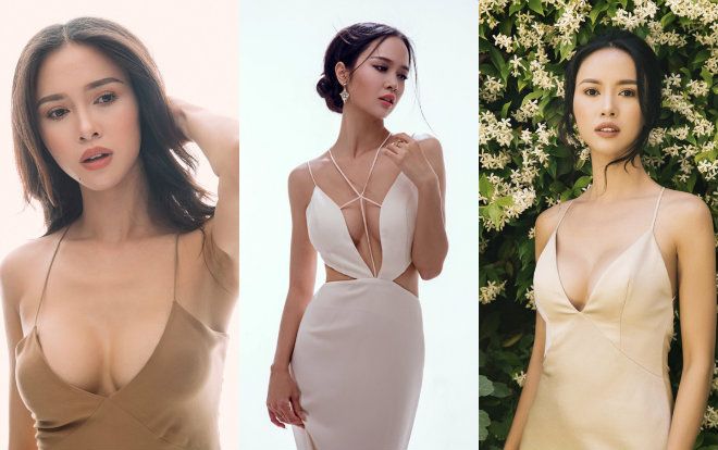 'Lác mắt' trước loạt váy áo phô trọn vòng 1 silicon của Vũ Ngọc Anh