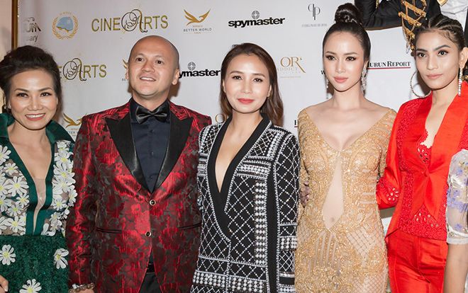 Trương Thị May, Vũ Ngọc Anh quyến rũ tại buổi tiệc đầy sao Hollywood do NTK Patrick Phạm tổ chức tại Cannes