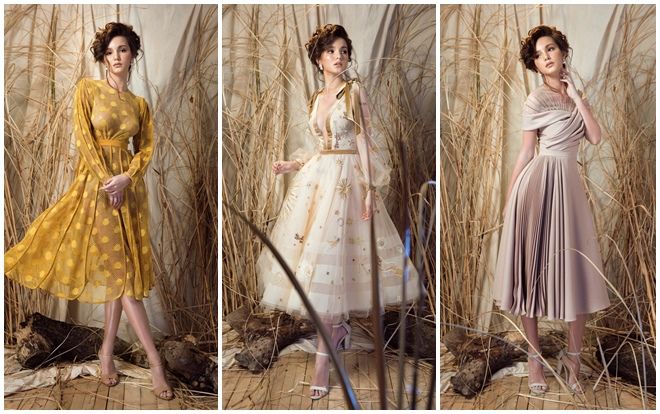 Hoa hậu Nga Aibedullina Talliya hóa công chúa e ấp trong thiết kế của Lê Thanh Hòa