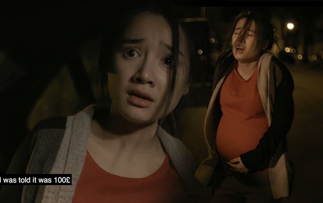 Nhã Phương mang bầu sắp sinh trong phim do chính cô sản xuất và được trình chiếu tại LHP Cannes 2018