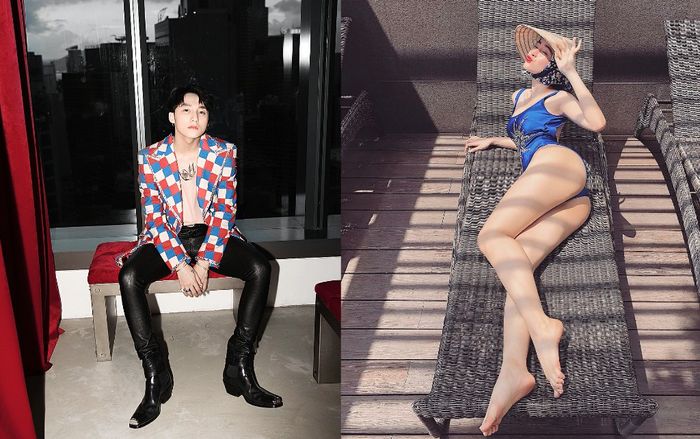 Angela Phương Trinh gây shock khi phối đồ bơi cùng nón lá, Sơn Tùng diện cây hàng hiệu trăm triệu vi vu tại Hong Kong