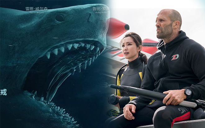 Jason Statham phải bơi với cá mập thật để hiểu nỗi sợ hãi trước khi quay phim 'The Meg'