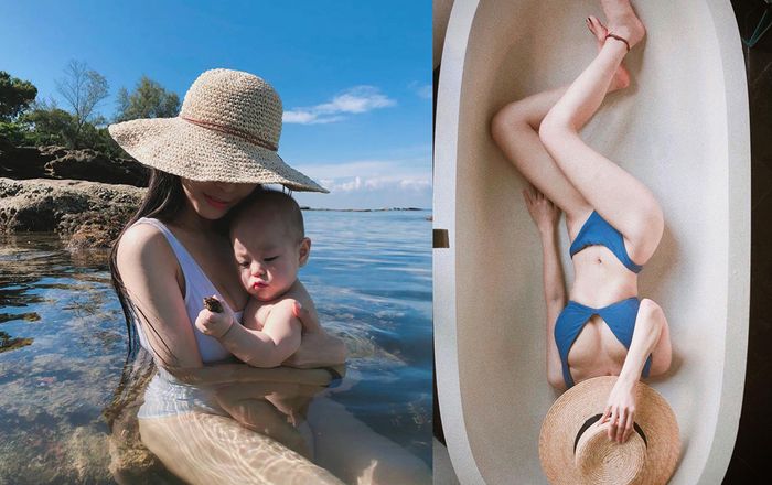 7 tháng sau sinh, ca nương Kiều Anh khoe vóc dáng với bikini đẹp như mơ khiến bao người ngưỡng mộ