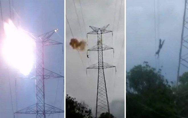 Trèo lên cột điện cao thế để tự tử nhưng thay đổi ý định và kết thúc bàng hoàng