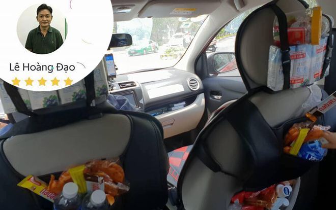 Dân mạng náo loạn truy lùng bác tài xế Grab hào phóng nhất 'Vịnh Bắc Bộ': Chuẩn bị cả 'siêu thị' đồ ăn miễn phí trên xe cho khách