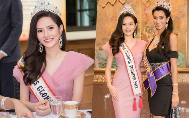 Sau sự cố 'quên' trao vương miện, Hoa hậu Du lịch toàn cầu 2018 - Diệu Linh vẫn rạng rỡ tham gia hoạt động xã hội tại Thái Lan