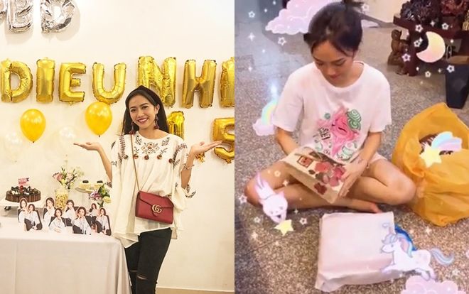 Diệu Nhi hạnh phúc đón tuổi mới bên người hâm mộ, nhận quà sinh nhật cực 'sốc'