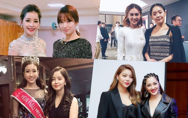 Khi mỹ nhân Việt đọ sắc cùng mỹ nhân Hàn: Người rạng rỡ xinh đẹp, người lép vế nhạt nhoà