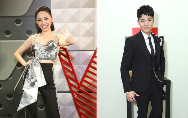 Tóc Tiên diện áo hai dây lấp lánh, Noo Phước Thịnh 'bảnh tỏn' với vest đen ngồi ghế nóng tập 1 The Voice