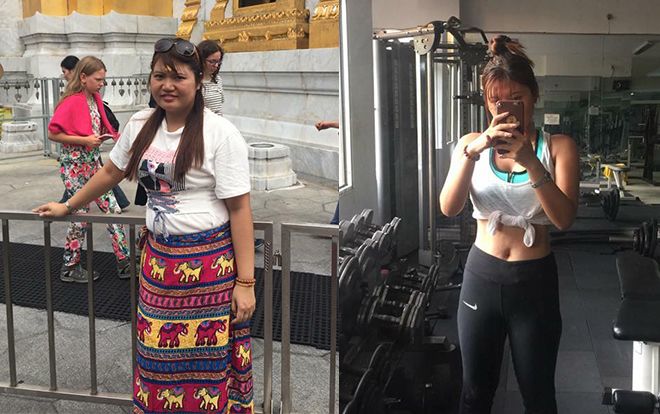 Cô gái có 'ba vòng như một' trở nên quyến rũ nhờ giảm 20 kg bằng 4 công thức cực đơn giản