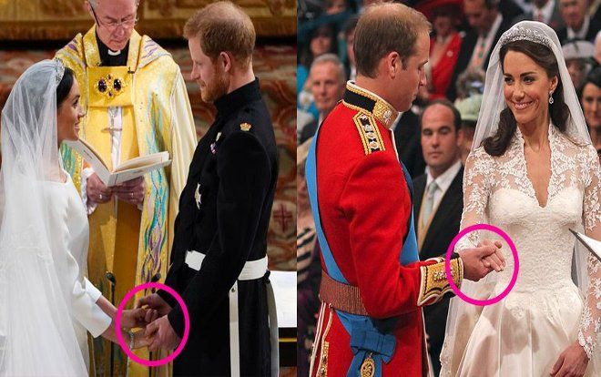 Khác biệt về cử chỉ của Harry - Meghan và William - Kate trong ngày cưới nói lên điều gì?