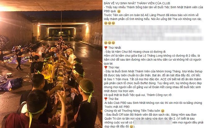 Nhóm phượt thủ vào hầm chui để liên hoan bị dân mạng 'ném đá' dữ dội: Người trong cuộc lên tiếng