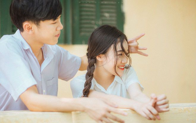 Bộ ảnh dắt em qua thanh xuân của đôi bạn học sinh giỏi: 17 tuổi, em đến bên tôi như định mệnh