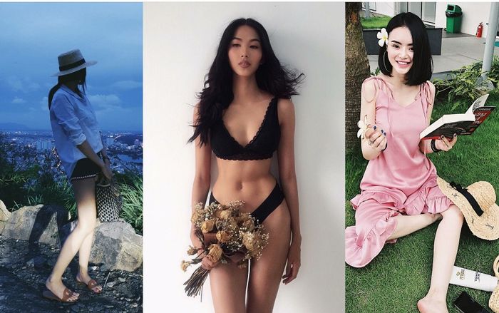 Thanh Hằng, em gái Angela Phương Trinh 'lăng-xê' mốt nón cói, Hoàng Thùy diện bikini khoe 3 vòng sau tăng cân