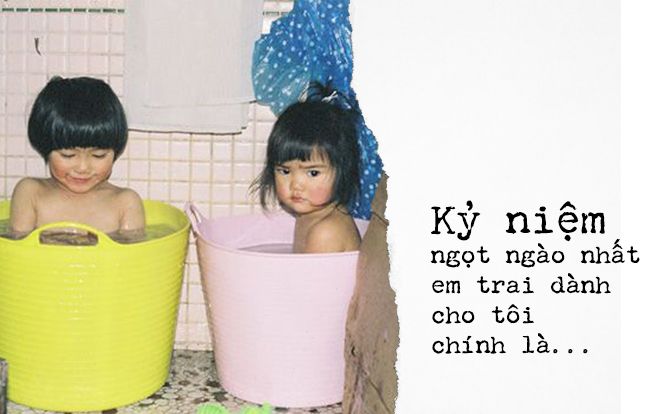 Những câu nói ngọt lịm khiến ai cũng ao ước có 1 cậu em trai