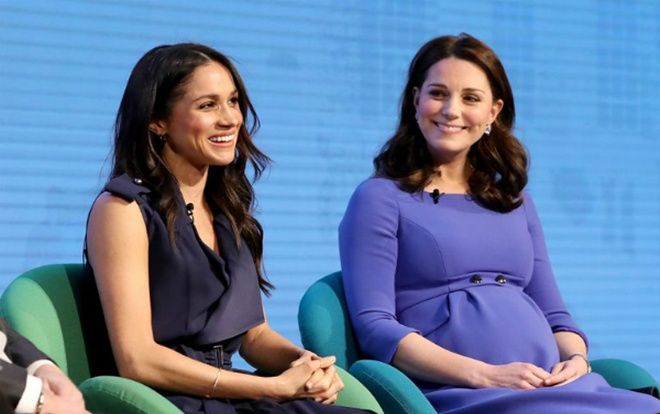 Ngôn ngữ cơ thể nói gì về quan hệ chị em dâu Meghan Markle và Kate Middleton