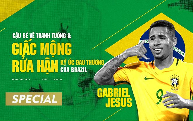 Gabriel Jesus cùng trọng trách hồi sinh số 9 Selecao
