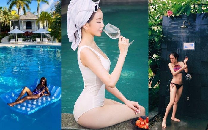 Chưa đầy 24 giờ mà Naomi Campbell đến Phương Ly, Quỳnh Anh Shin đều khoe dáng cùng áo tắm nóng bỏng