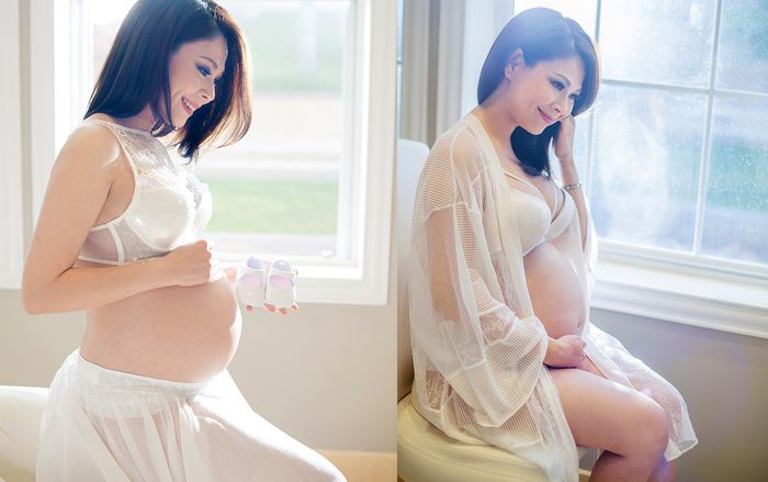 Thanh Thảo bất ngờ khoe ảnh mang bầu 8 tháng