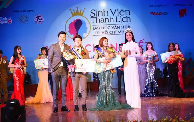 Nam Vương & Hoa Khôi sinh viên thanh lịch ĐH Văn Hóa khiến cả khán đài vỗ tay không ngớt vì quá xứng đáng