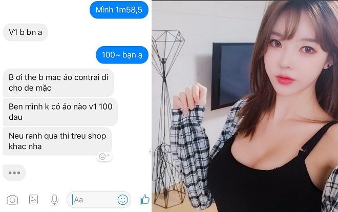 Cô gái ngực 1m bị chủ shop online mắng té tát, đuổi đi mua áo con trai mà mặc