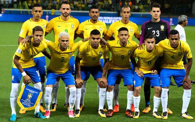 Brazil sẽ nhận được tiền thưởng ‘cực khủng’ nếu vô địch World Cup 2018