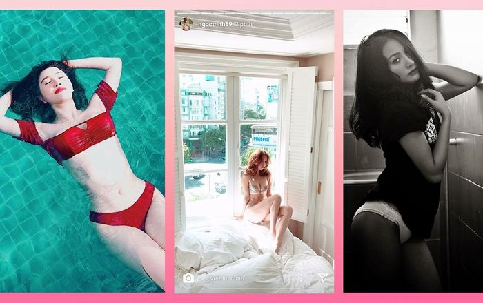 Bảo Thy, Tăng Thanh Hà 'đọ' đường cong cùng đồ tập, Ngọc Trinh 'chơi trội' với nội y gợi cảm