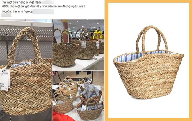 Dân cư mạng tròn mắt xôn xao vì chiếc túi cói giá bán hơn nửa triệu đồng