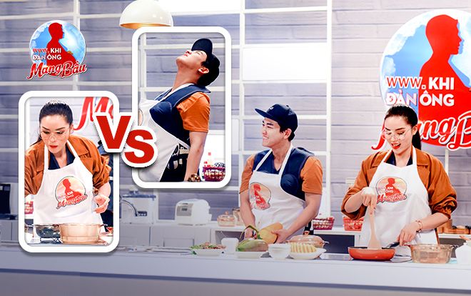 Hứa Vĩ Văn - Kỳ Duyên 'bếp chiến': Thân ai nấy lo, ung dung tự nấu cứ như ở nhà