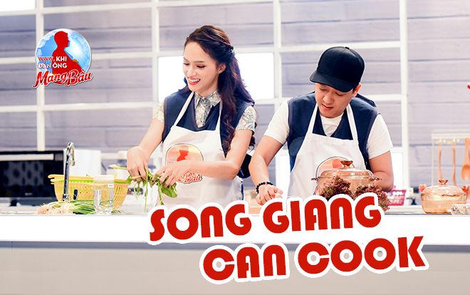 Cùng vào bếp: Trường Giang được xem như thiên tài, Hương Giang bên cạnh như 'thiên tai'