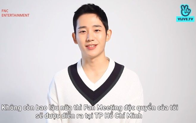 Mỹ nam 'Chị đẹp' Jung Hae In ngọt ngào chào fan Việt trước thềm fan meeting tại TP.HCM